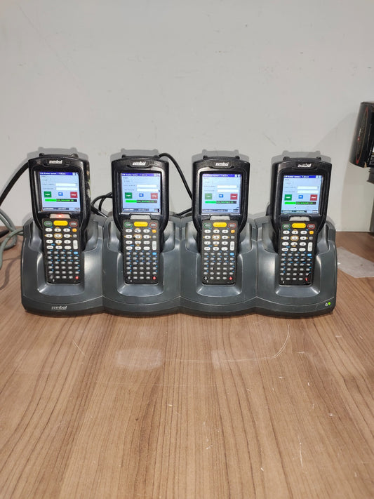 Symbol CHS3000-4000C Charging Dock & MC32N0 Barcode Scanner (4 Scanner Guns)