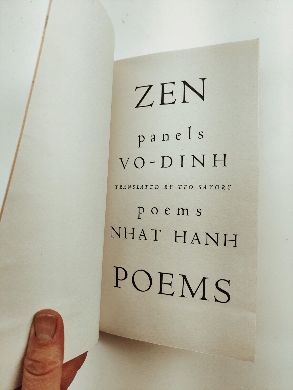 Vo-Dinh Presents Zen Poems of Nhat Hanh Unicorn Press 1976