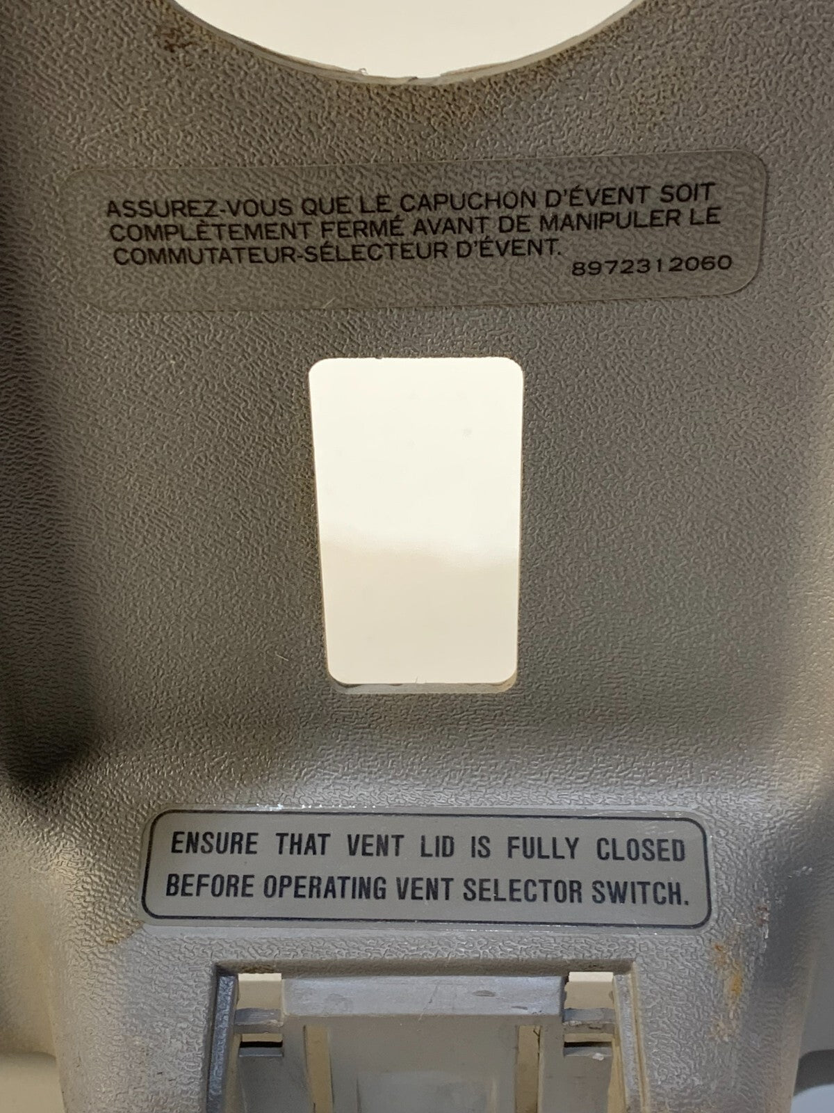 Genuine Isuzu NKR Grey Internal Cab Roof Vent Square Cab 2007+