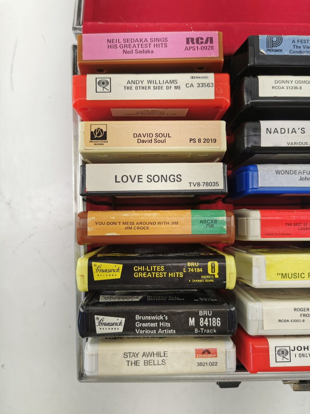 Vintage 12 Track Tapes and Cary Case