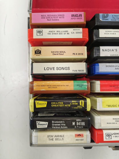 Vintage 12 Track Tapes and Cary Case