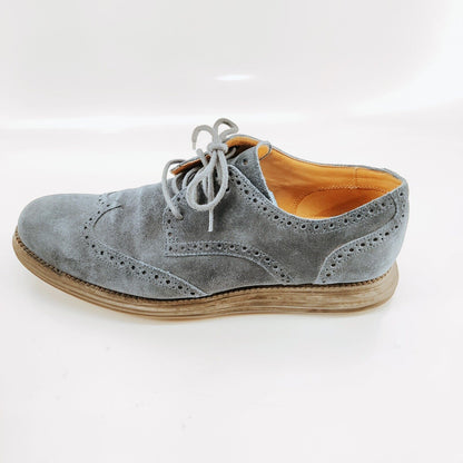 Cole Haan Blue Suede Derby Shoes Men's Size 10.5M