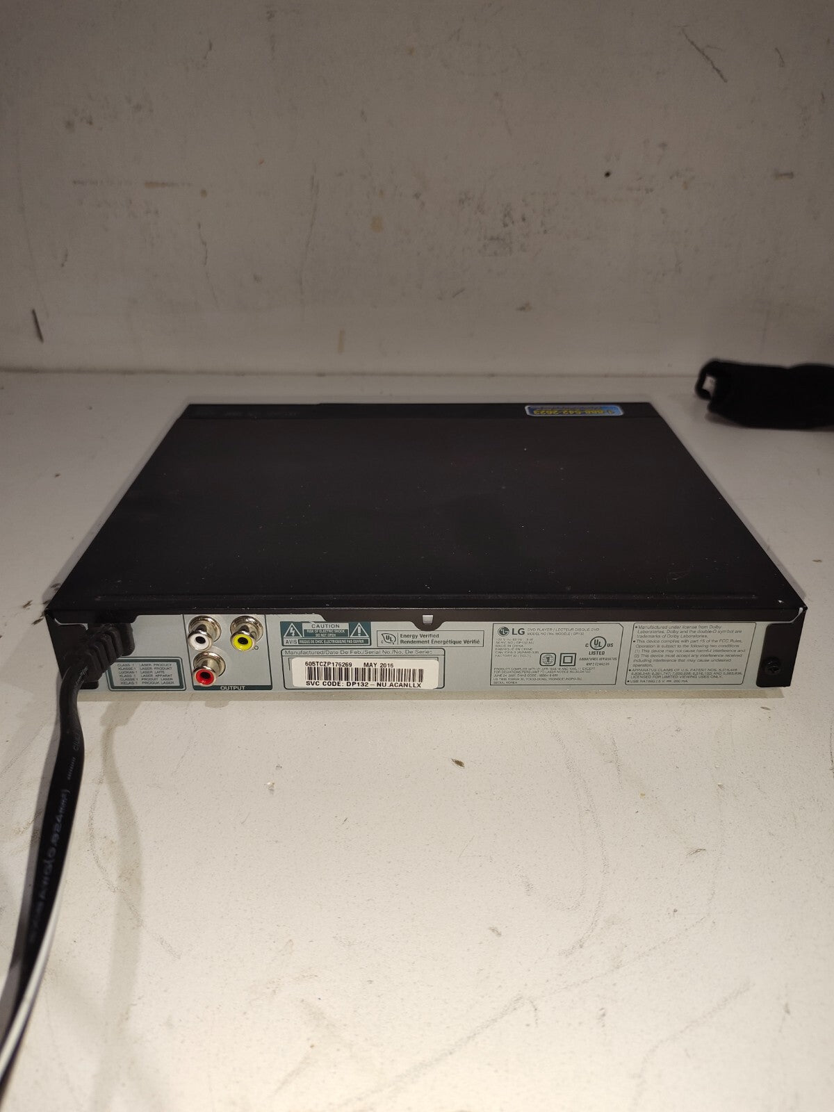 LG DP132 DVD Player