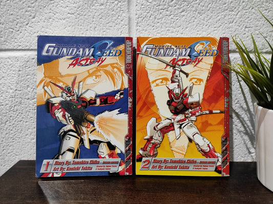 Gundam Seed Astray Vol. 1 & 2 by Tomohiro Chiba/Kouichi Tokita (PB, 2004)