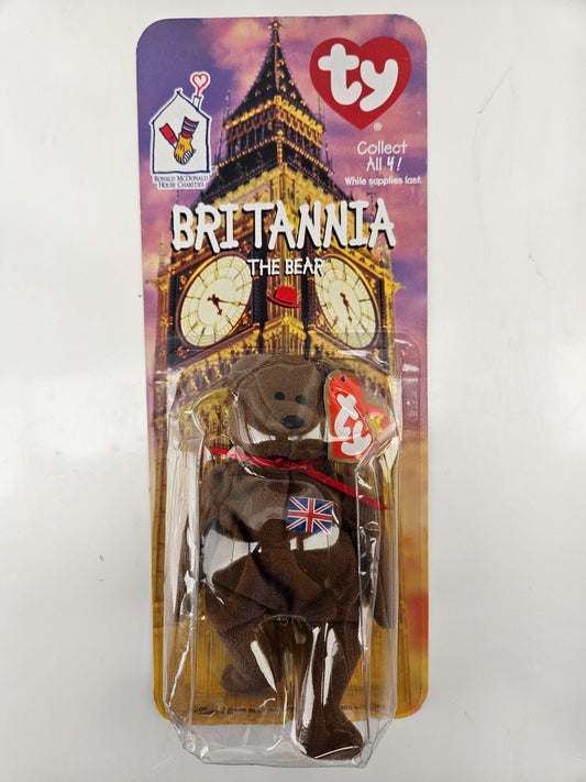 TY Beanie Babies Britannia The Bear McDonalds 1999