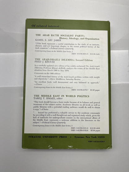Contemporary Issues in the Middle East Ser.: Arab Left by Tareq Y. Ismael (1976)