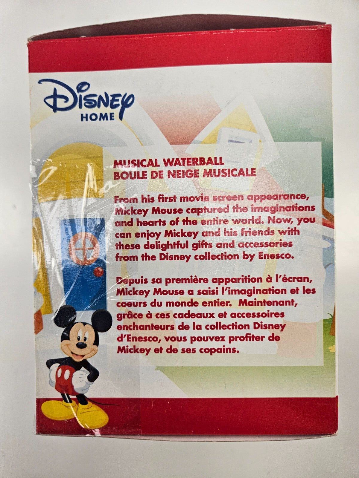 Disney Mickey Musical Waterball  5.5” Snow Globe