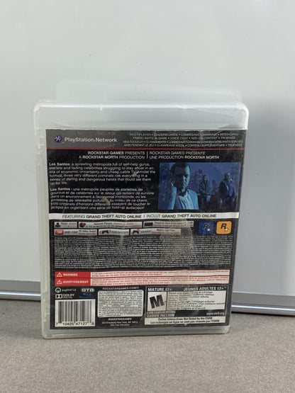 Grand Theft Auto V PS3 PlayStation 3 (Game Rockstar Games 2008, GTA5)