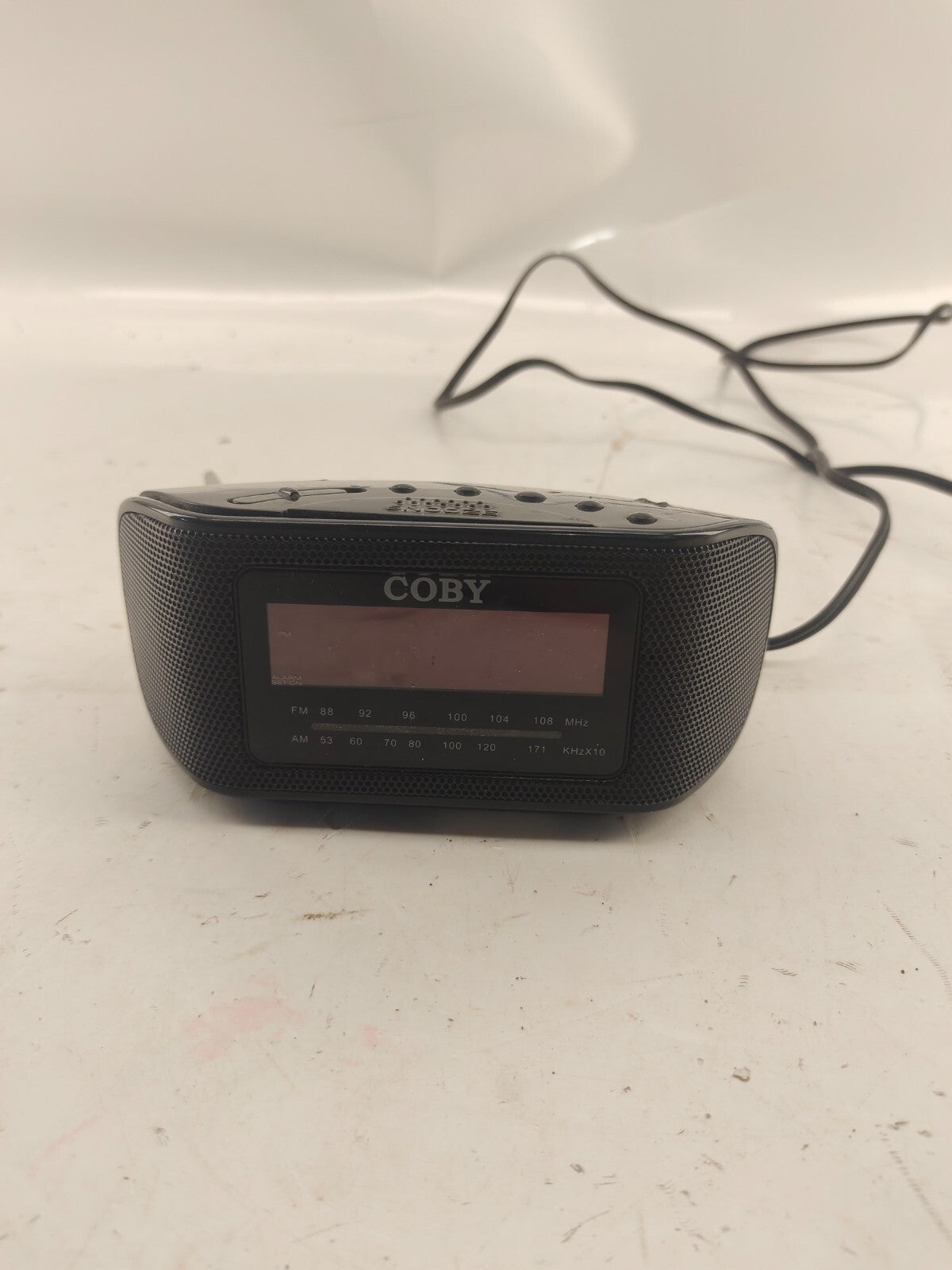 Coby Big Led Digital AM/FM Alarm Clock Radio - Snooze