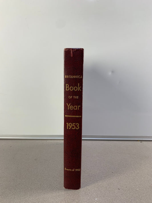 Vintage Encyclopedia Britannica Book Year 1953