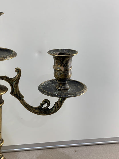 Vintage 3 arm candelabra candle holders