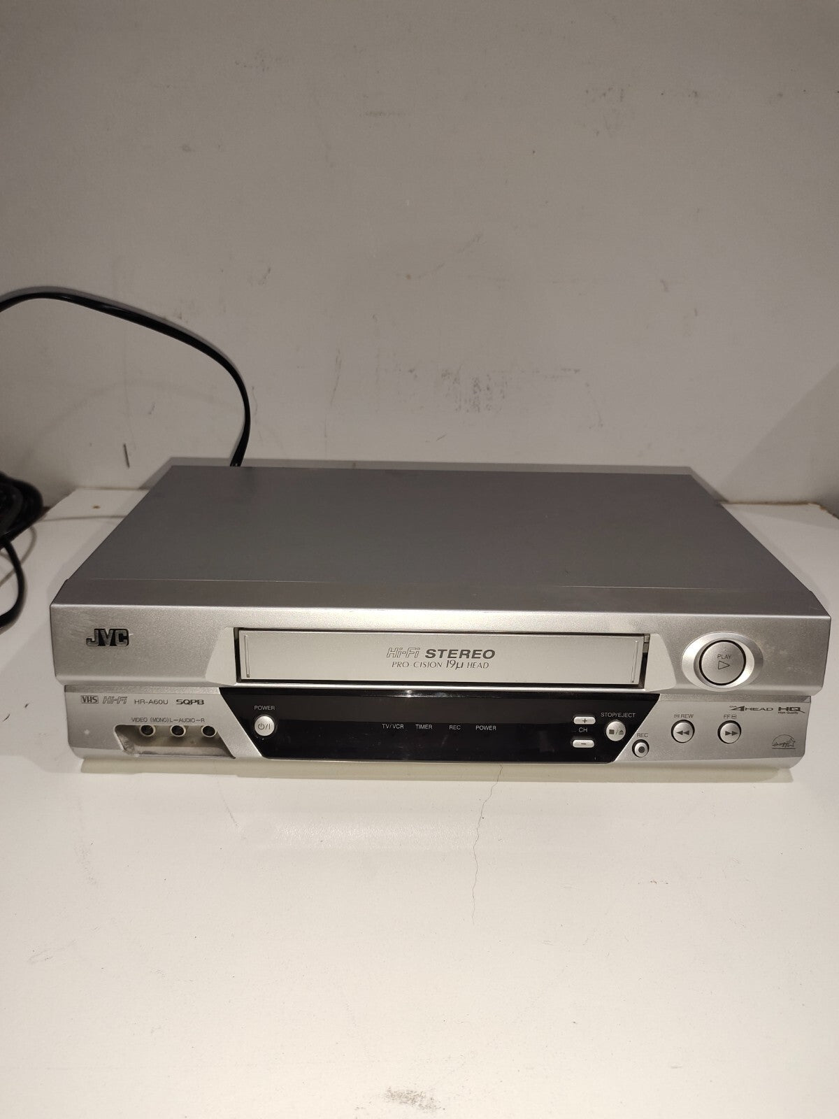JVC HR-A60U VCR VHS Video Cassette Player Recorder 4 Head - Untested For Parts