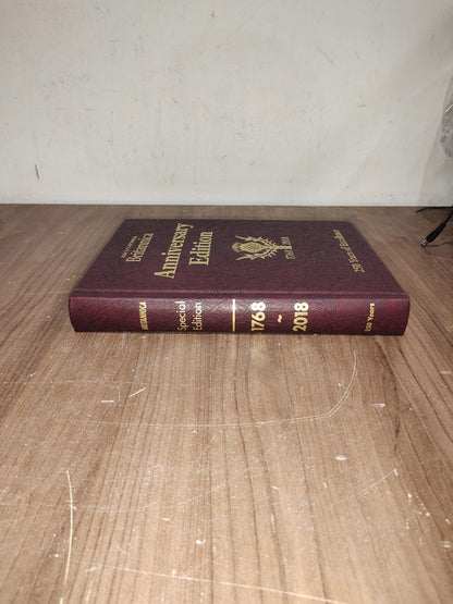 Britannica Encyclopedia Anniversary 1st Print Edition #19932Ultra Rare 1768-2018