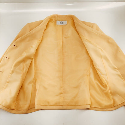 Le Suit Petite Vintage Butter Yellow Blazer