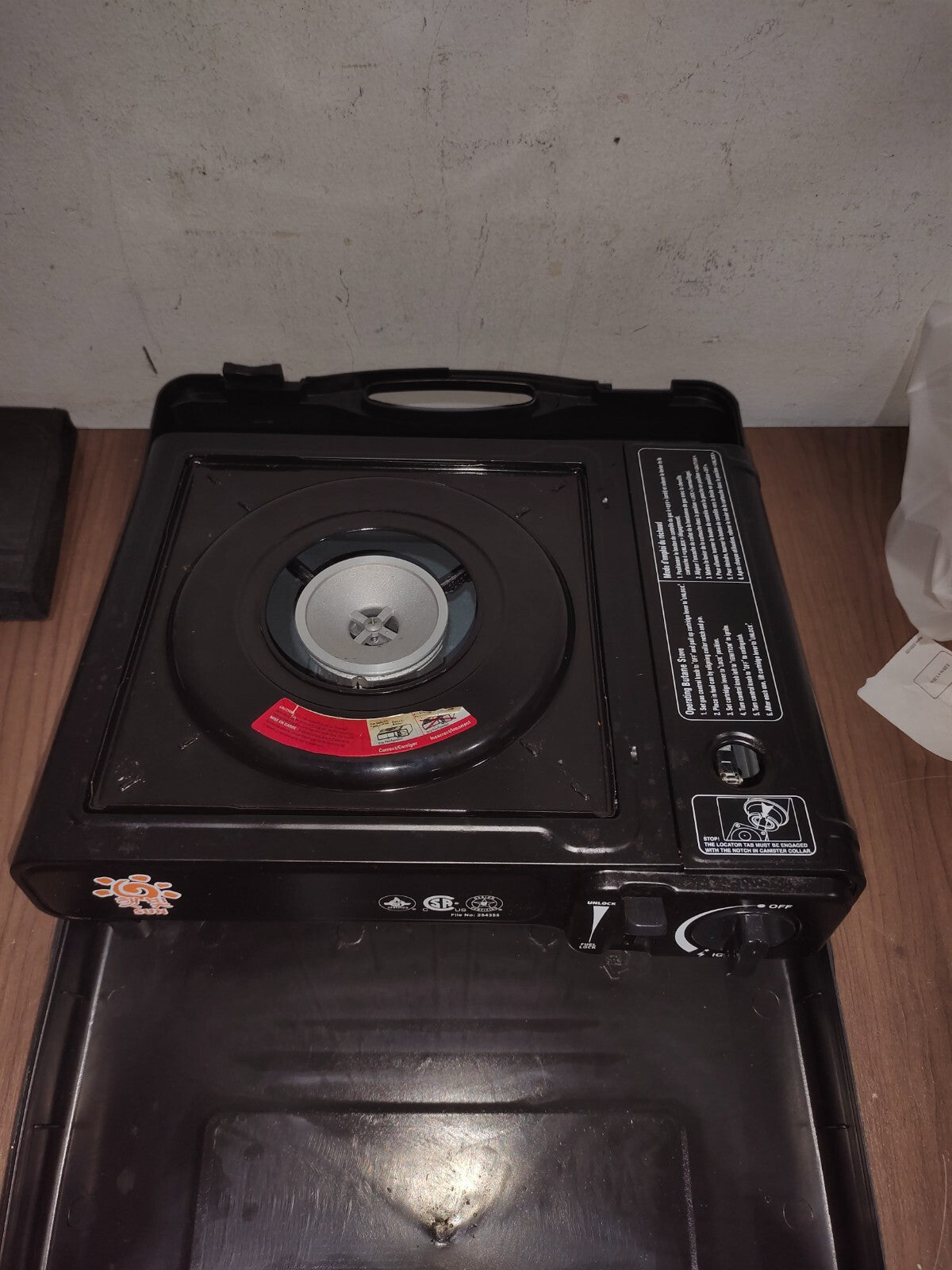 Portable Butane Gas Stove - Outdoor Camping with Case