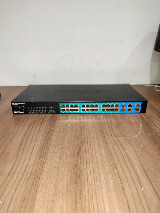 TRENDNET TPE-224WS 24 PORT 10 100MBPS WEB SMART POE SWITCH