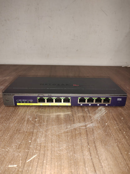 NETGEAR ProSafe 8-Port Ethernet Plus Switch With 4 Port POE - Model - GS108PE
