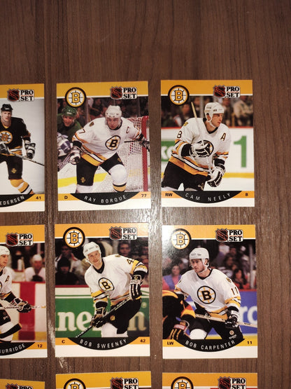 Rare Collectible NHL - Boston Bruins Cards PRO-SET - Set of 16 Cards