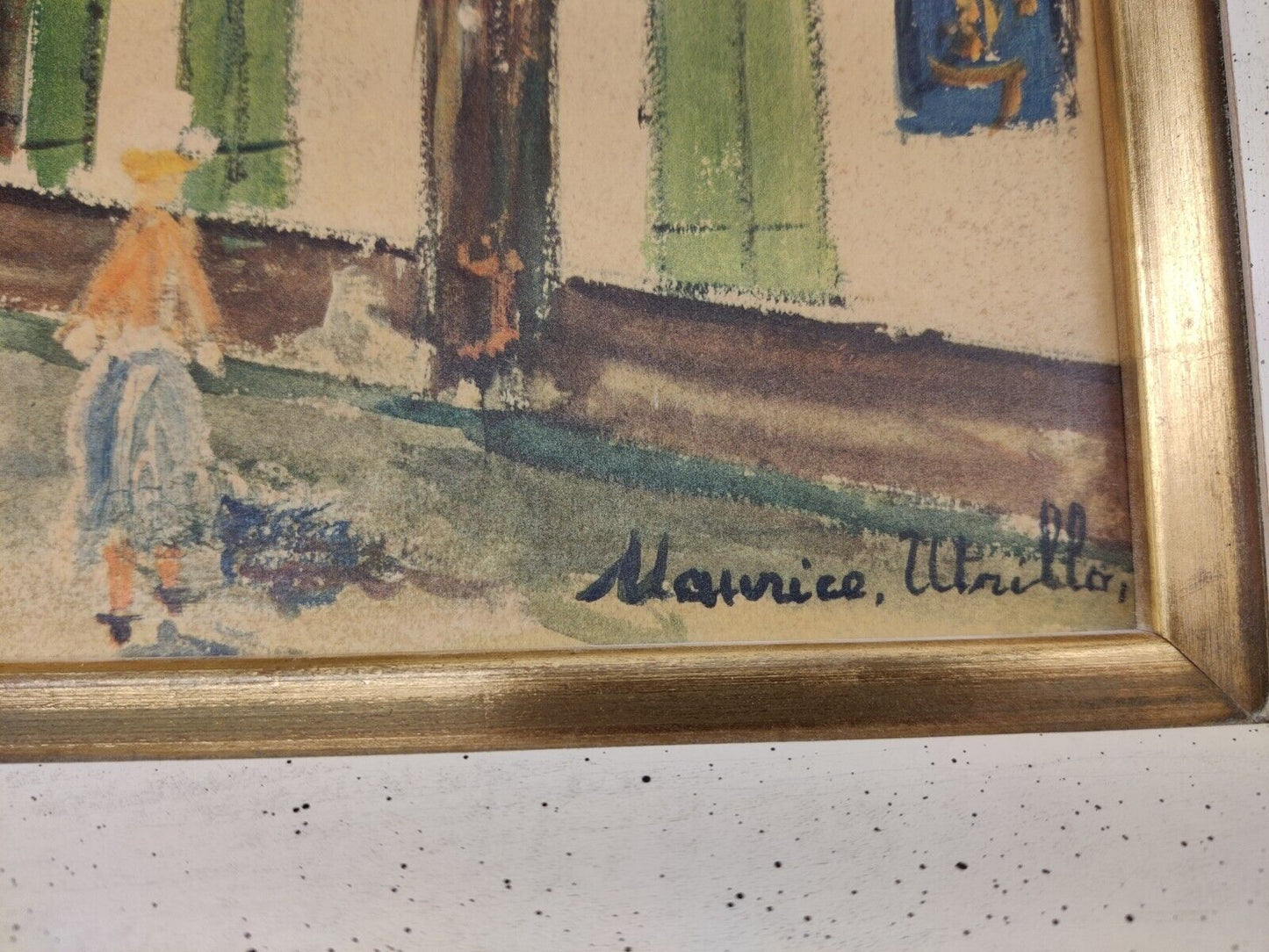 Maurice Utrillo Vintage Art Prints On Board Printed by New York Graphic Society