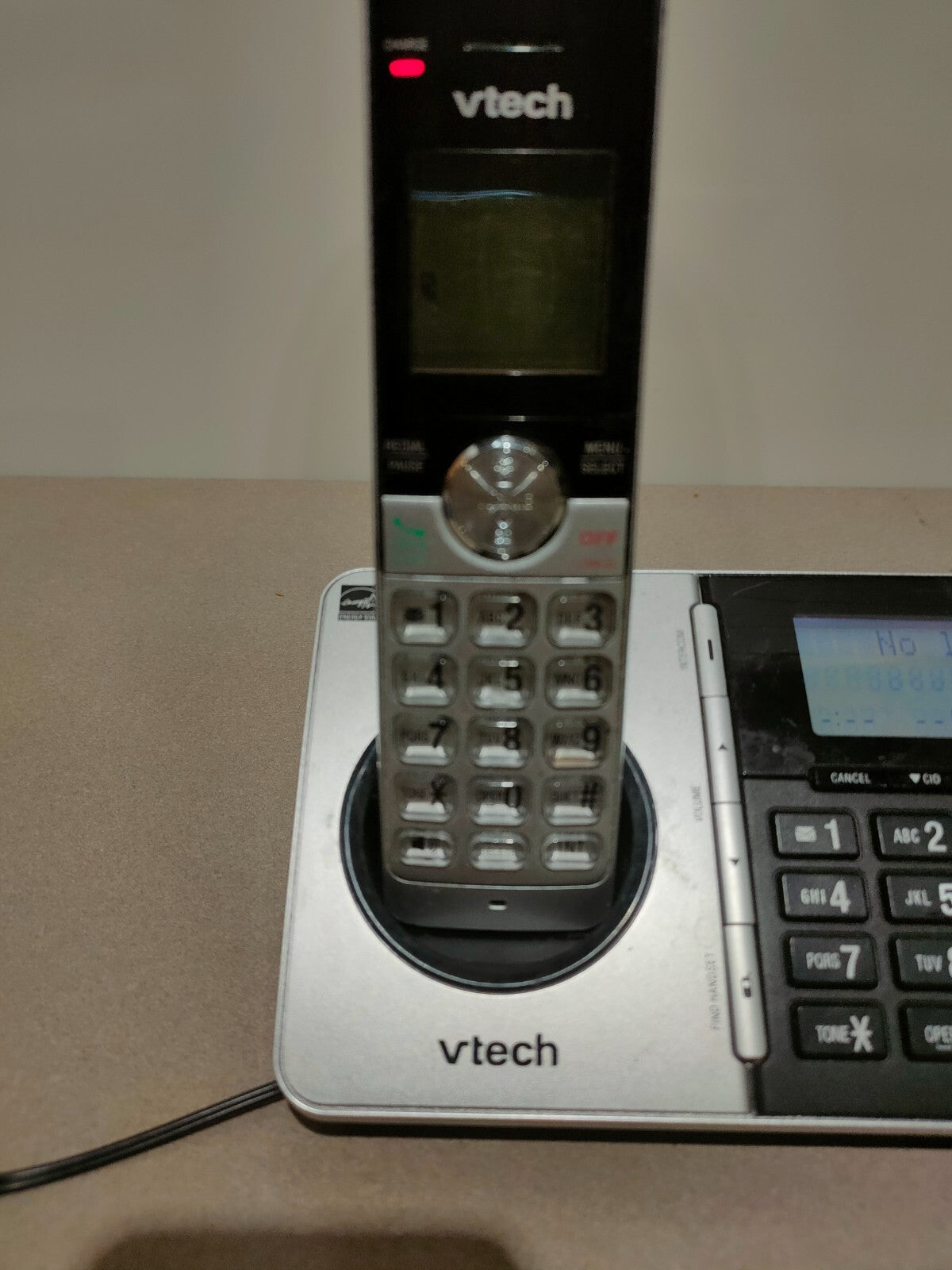 VTech Digital Answering System Handset Single Line Cordless Phone CS5159-3 BS