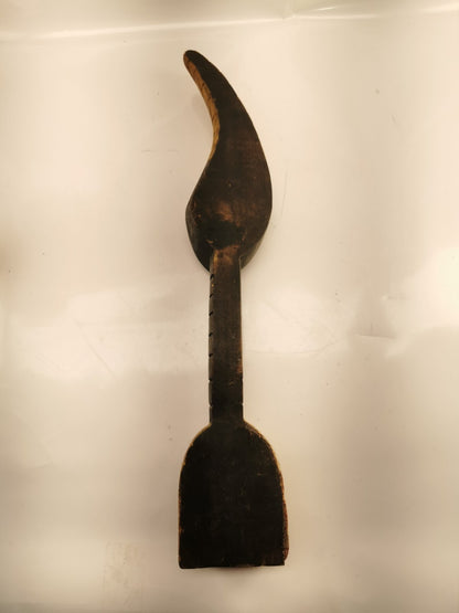 Abstract Sese Wood Sculpture from Ghana