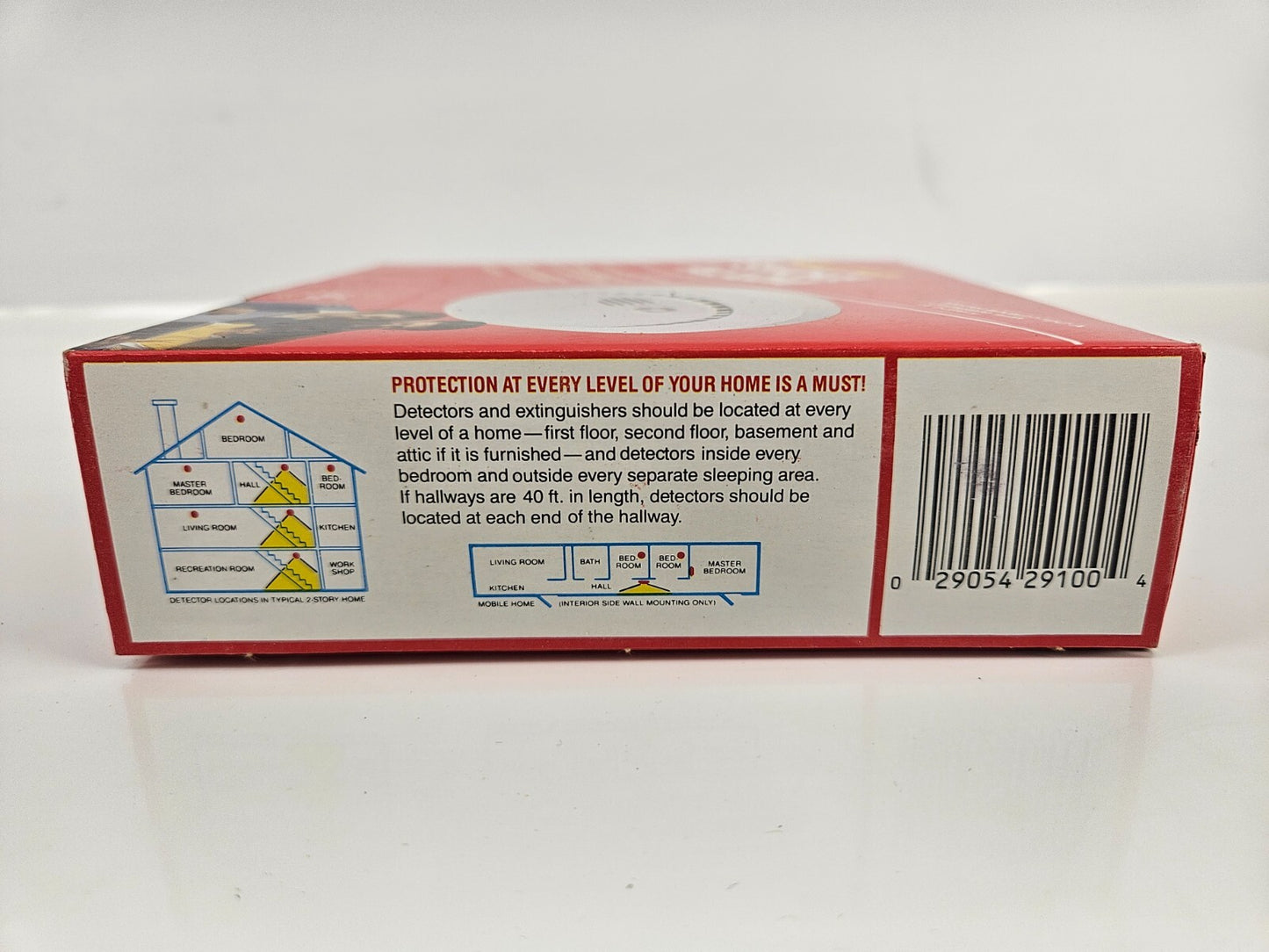 Wake N Warn Smoke Fire Alarm Detectors Security w/ 9v Battery