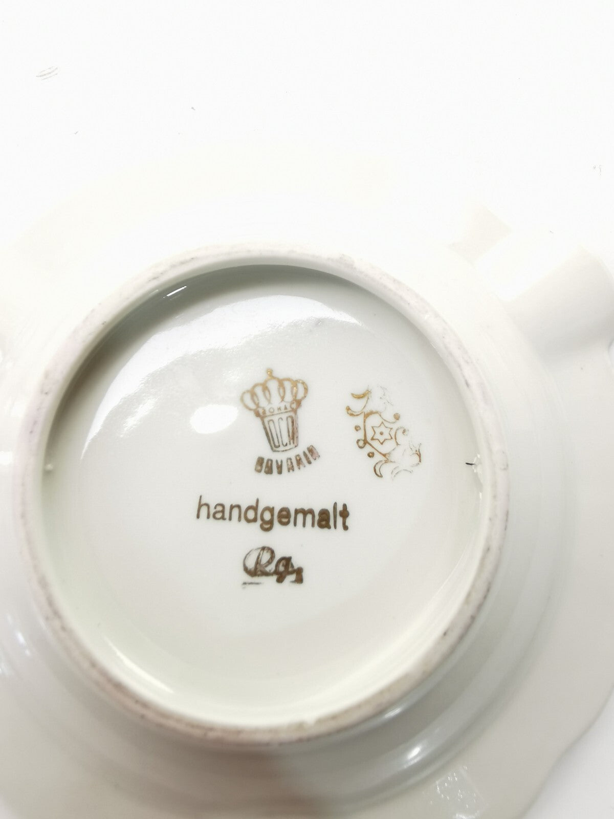 Bavaria Germany Plates & Creamer.