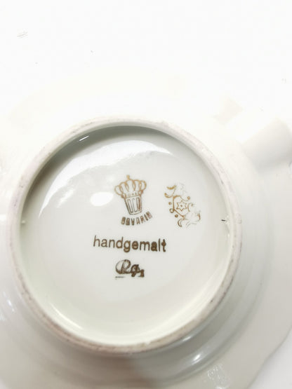 Bavaria Germany Plates & Creamer.