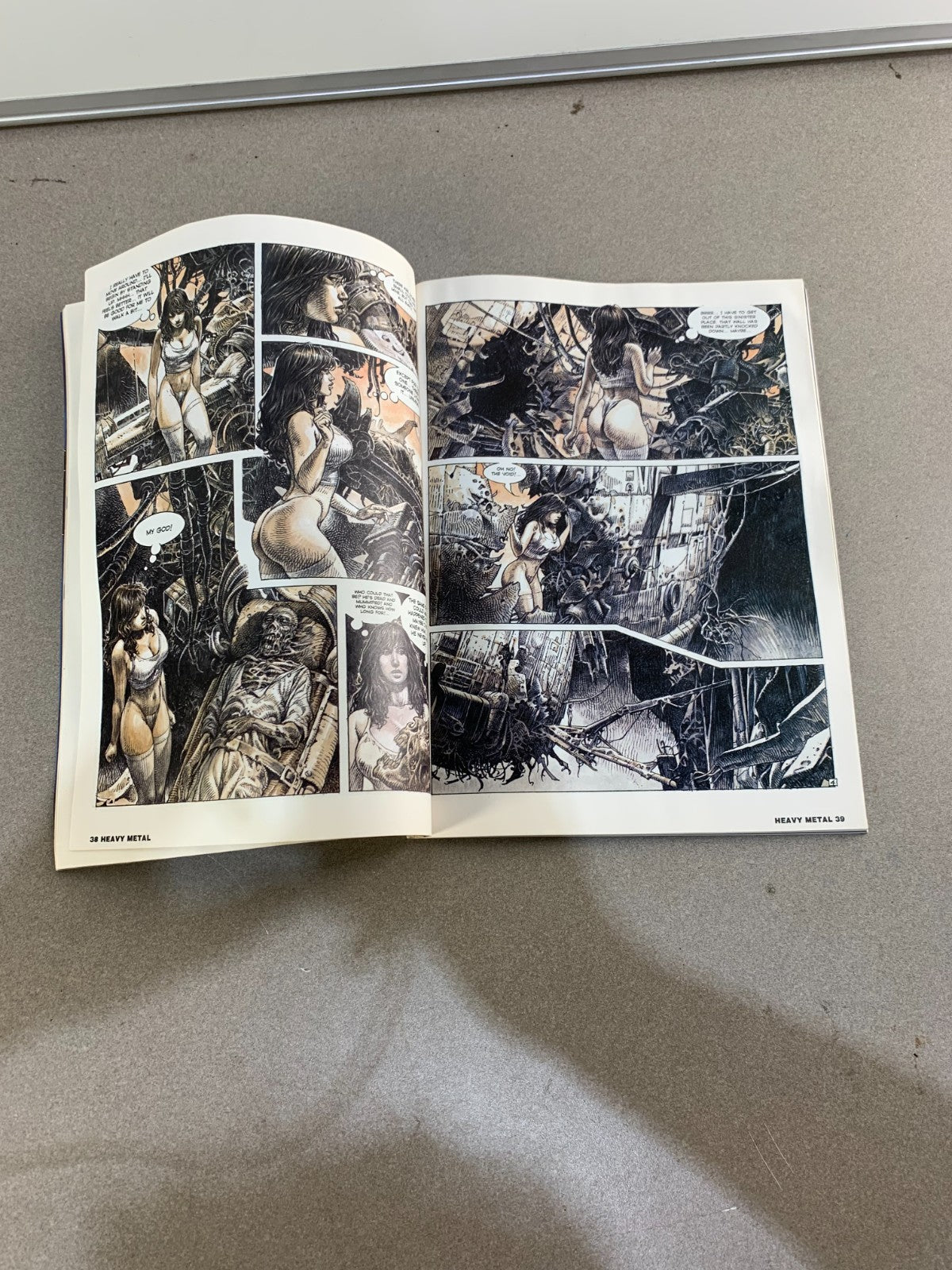 Vtg Heavy Metal Magazine May 2001 Druuna Serpieri Eastman Bisley Jones Fantasy