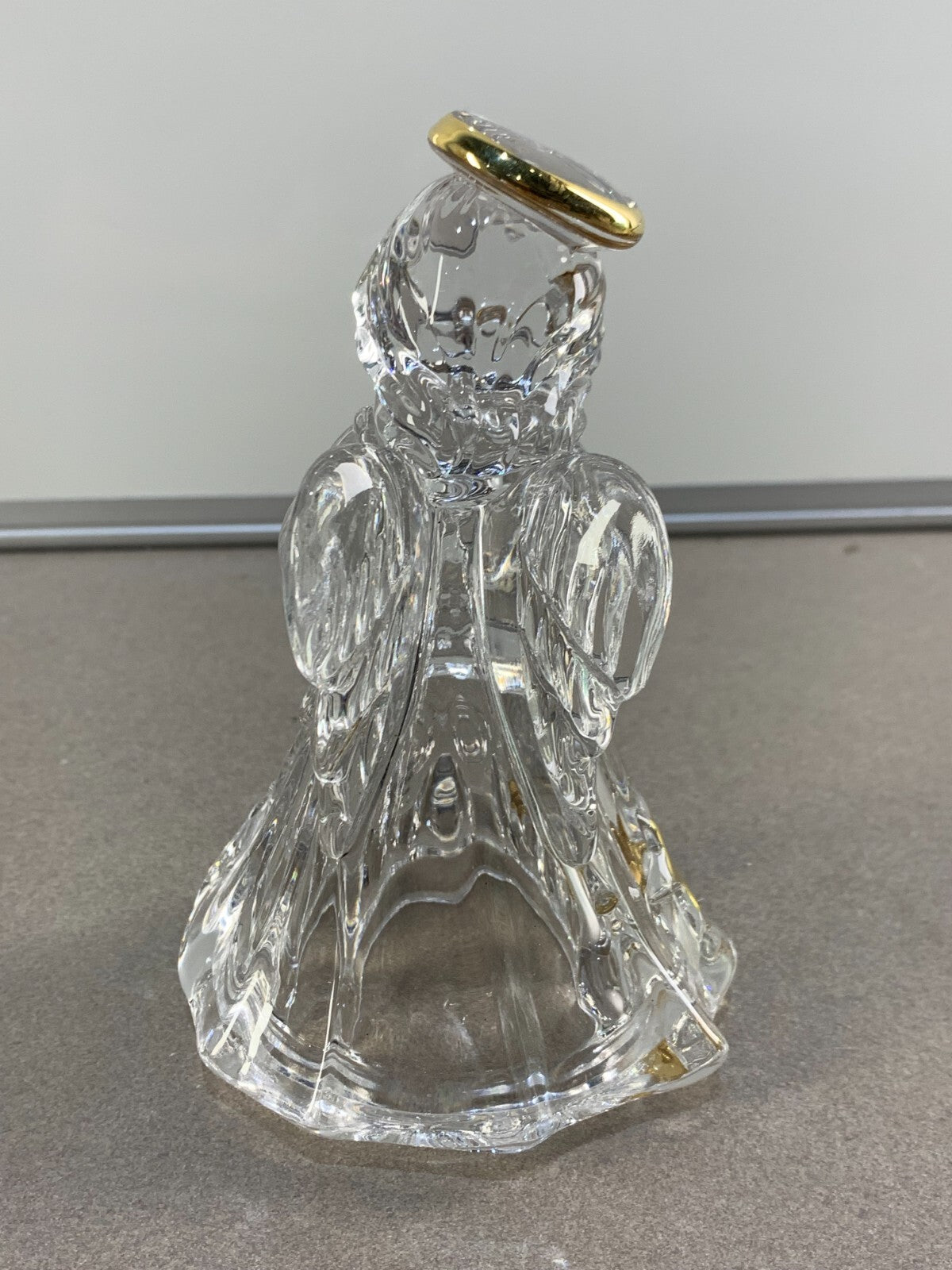 Vintage Mikasa Golden Stars Series Angel Lid for Candy Box. Lid Only