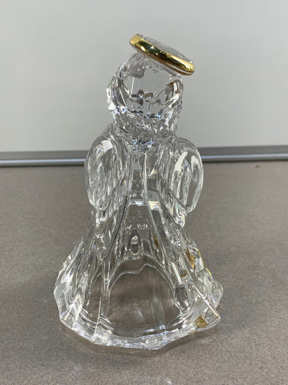 Vintage Mikasa Golden Stars Series Angel Lid for Candy Box. Lid Only