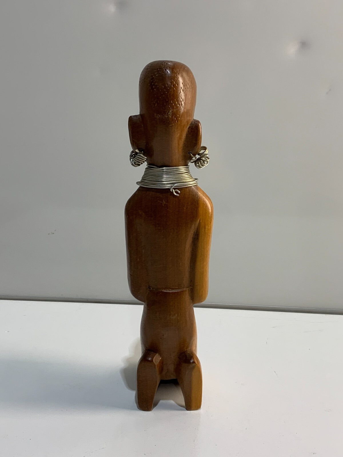 Vintage African Genuine Besmo Kenya Tribal Art Hand Carved Statue