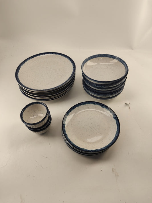 House & Home Crockery Set of Glass - Set of 24