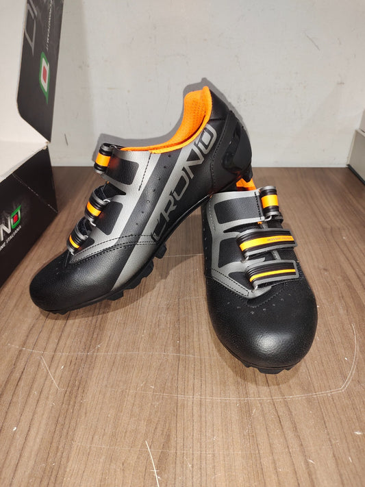 Crono CX-4-17 MTB NYLON Black Orange Shoes - Size - 43.5 (EUR)