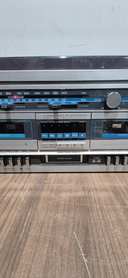 Sears AM/FM Stereo System 8Track, Dual Tape Deck, Record Player - Model - 28842