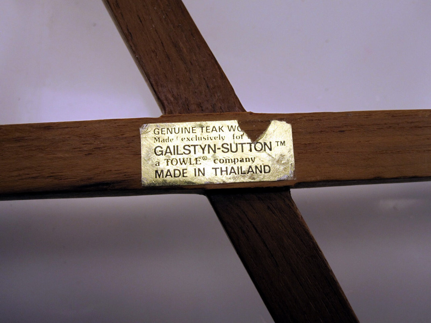 Vintage Gailstyn Sutton MCM Teak Dish Holder
