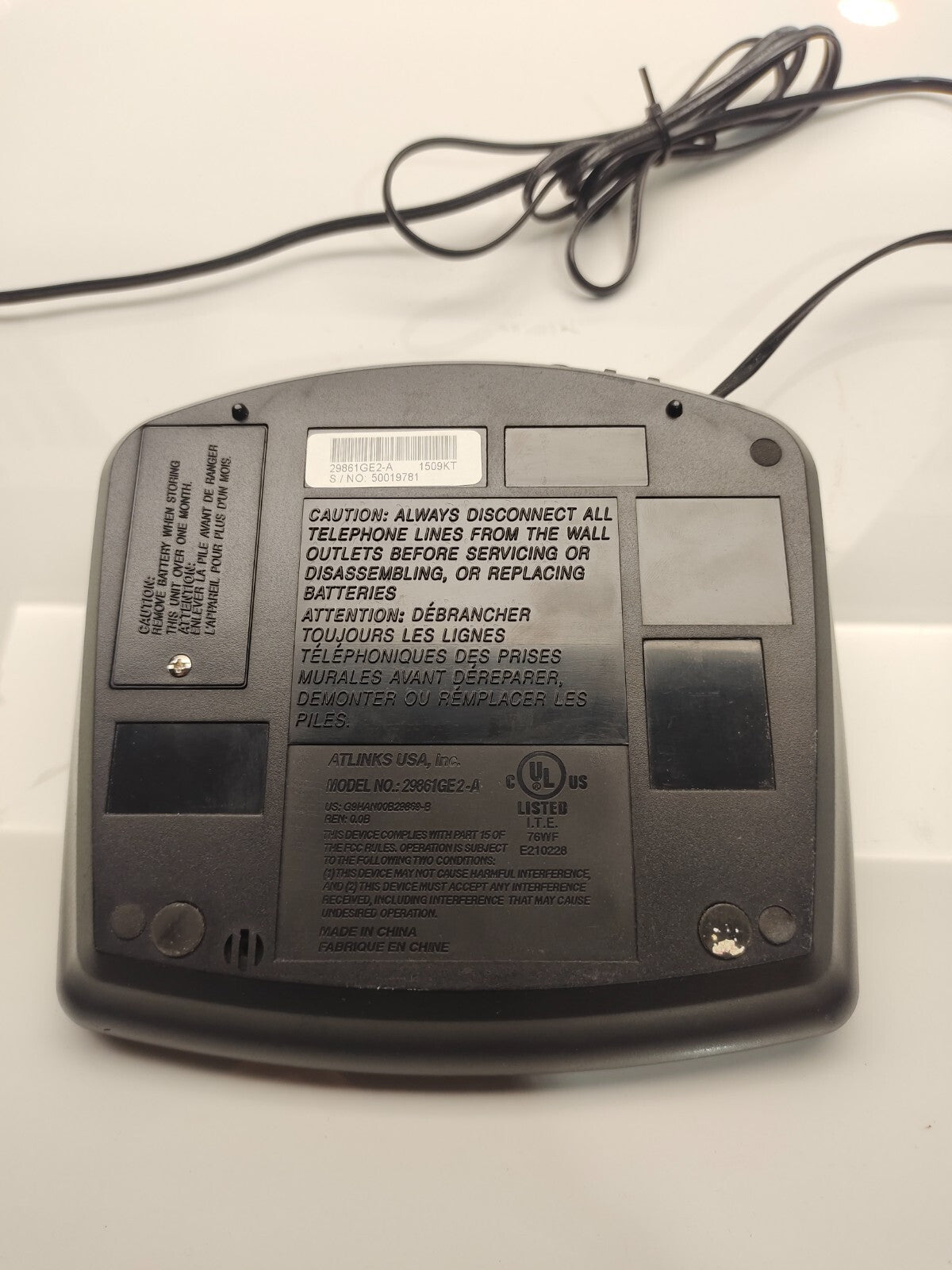 GE Digital Answering Machine Messaging System