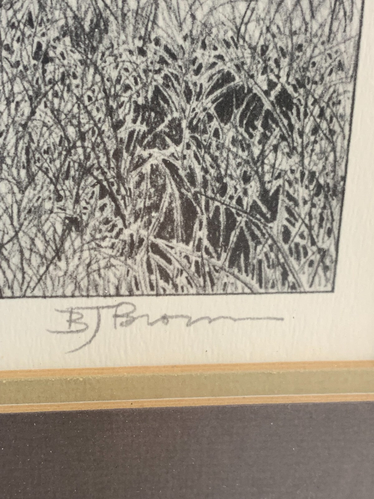 Bernie Brown "DAYDREAMING" Art Framed Print 1982, 54/110