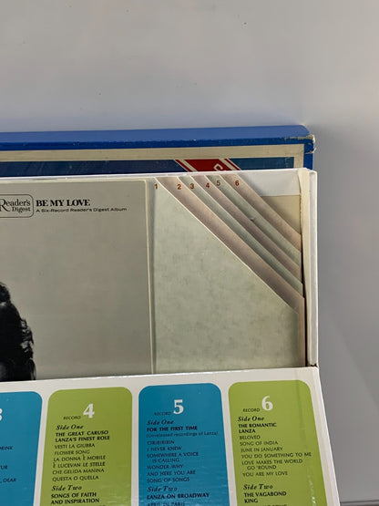 Be My Love The Golden Voice of Mario Lanza 6 LP Box Set Album Readers Digest EX