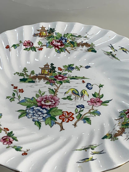 Crown Staffordshire Cake Stand Pagoda Pattern