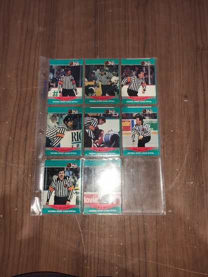 Rare Collectible NHL - Referee Cards PRO-SET - Set of 16 Cards