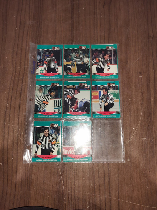 Rare Collectible NHL - Referee Cards PRO-SET - Set of 16 Cards