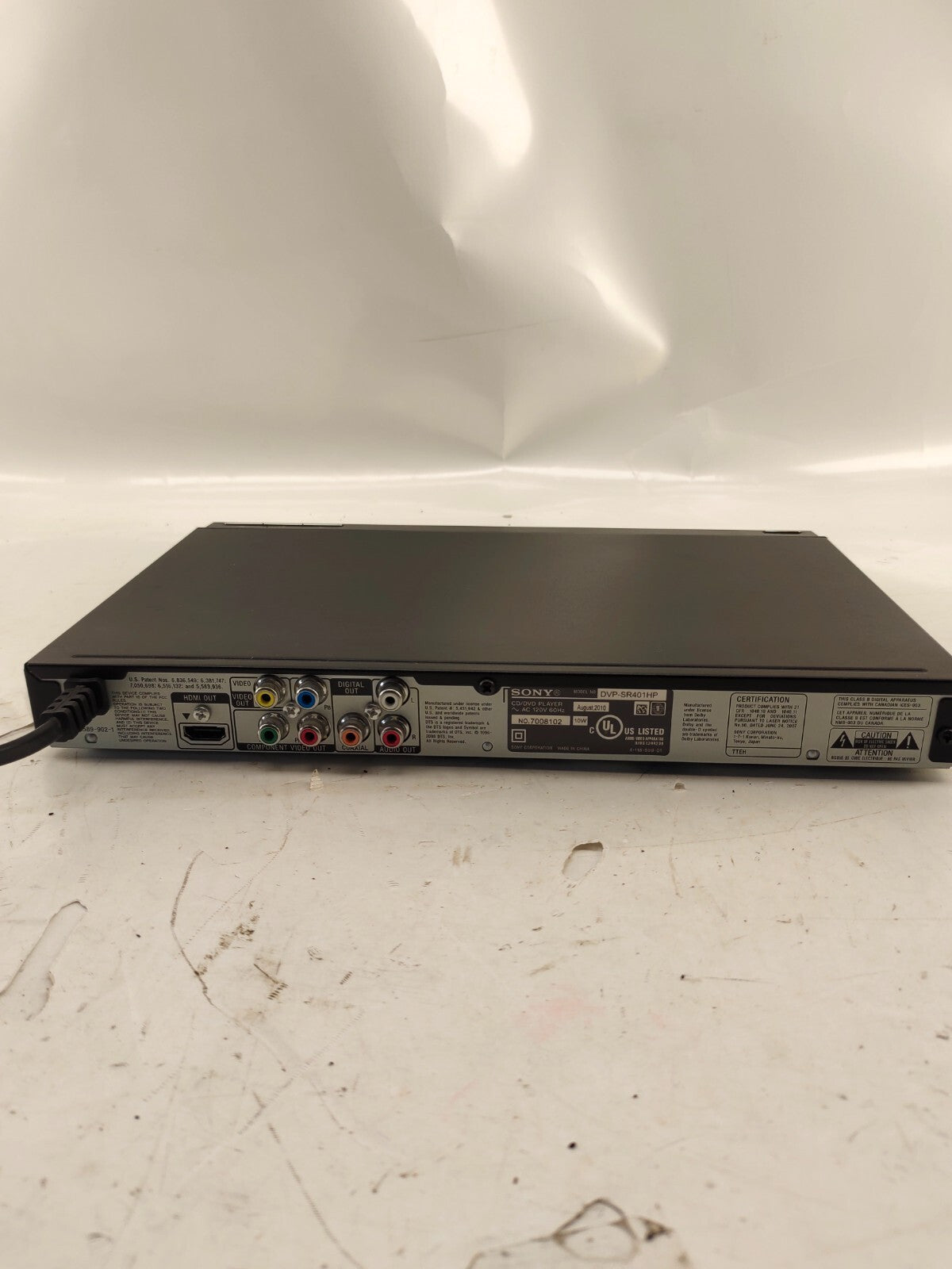 Sony DVP-SR401HP 1080p Upscaling DVD Player