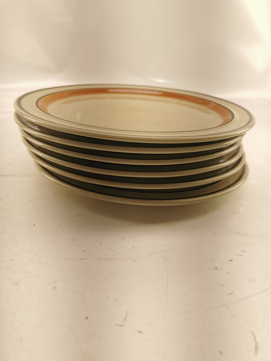 Baycrest Stoneware AURORA Dinner plates a set of 6 Made in Japan