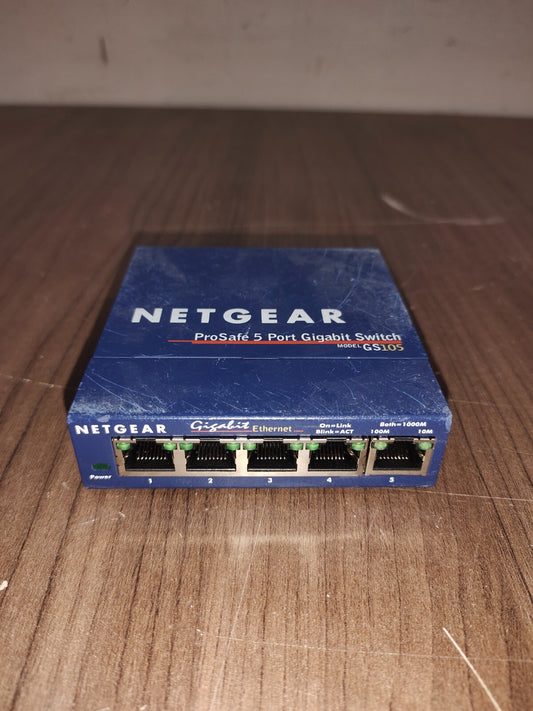 NetGear ProSafe GS105 v4 5-Port Gigabit Ethernet Switch