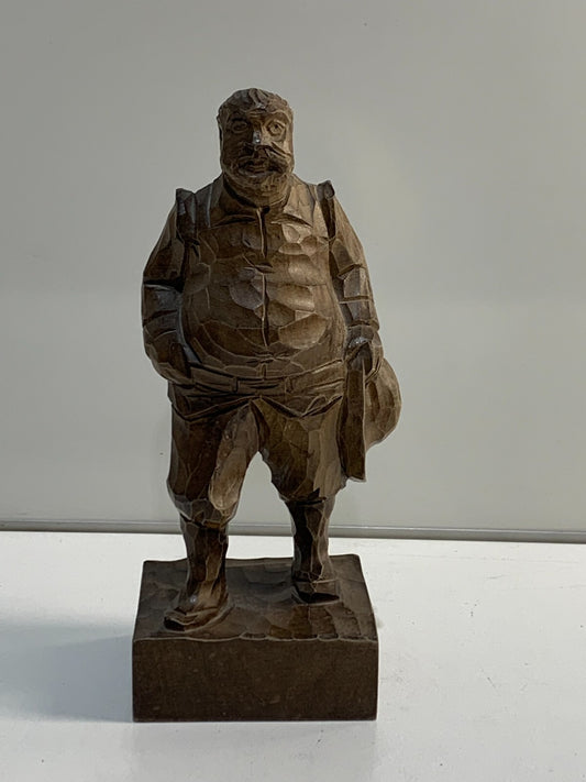 Vintage Ouro Arteania Carved Wood Sancho Panza Figure Made in Spain
