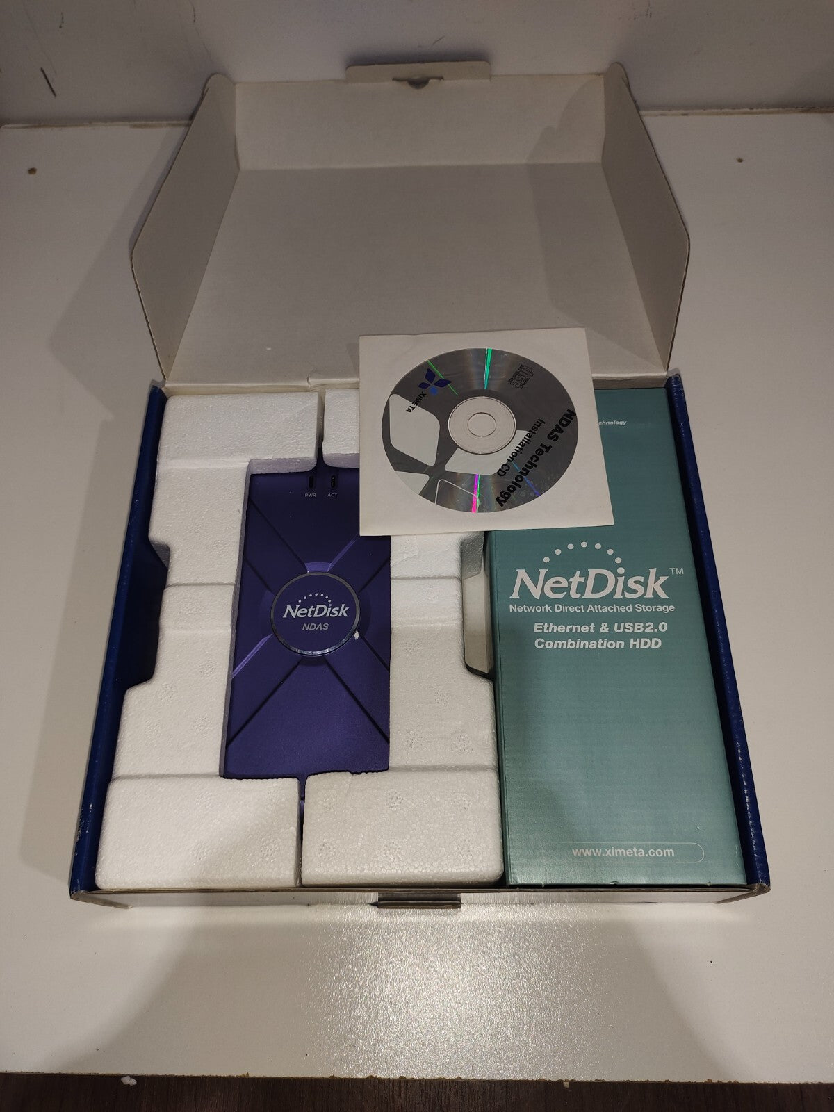 Ximeta NetDisk NDU10-80 External Hard Drive 80 GB