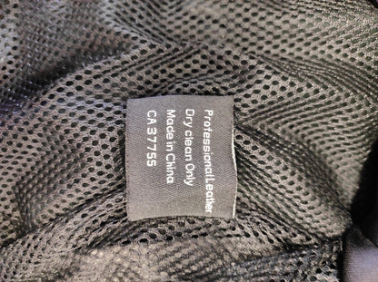 Cruiser by Sofari Collection Black Leather Motorcycle jacket- S