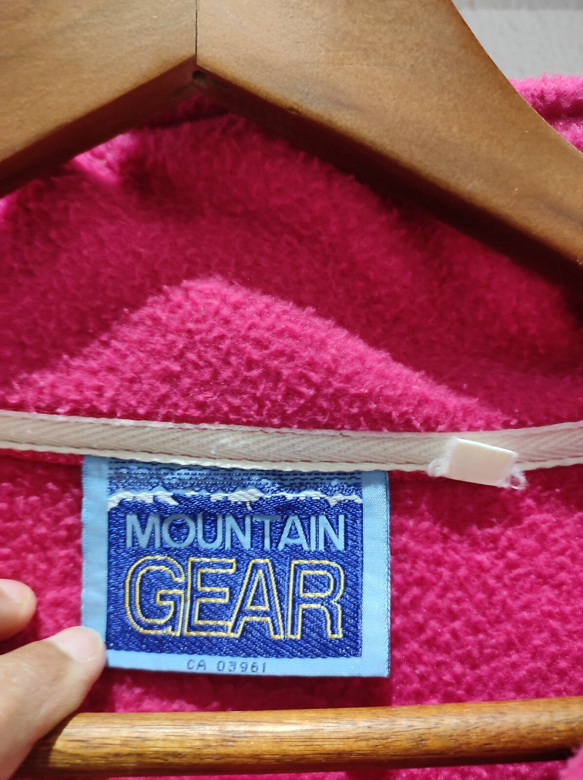 Vintage 1990s Mountain Gear Full Zip Fleece Sweatshirt Size- M