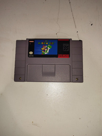 Super Mario World - Super Nintendo Authentic SNES